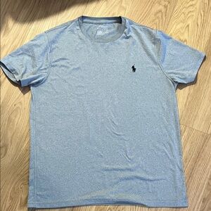 Polo by Ralph Lauren Men's Classic Fir Performance Jersey Gray Tee size M